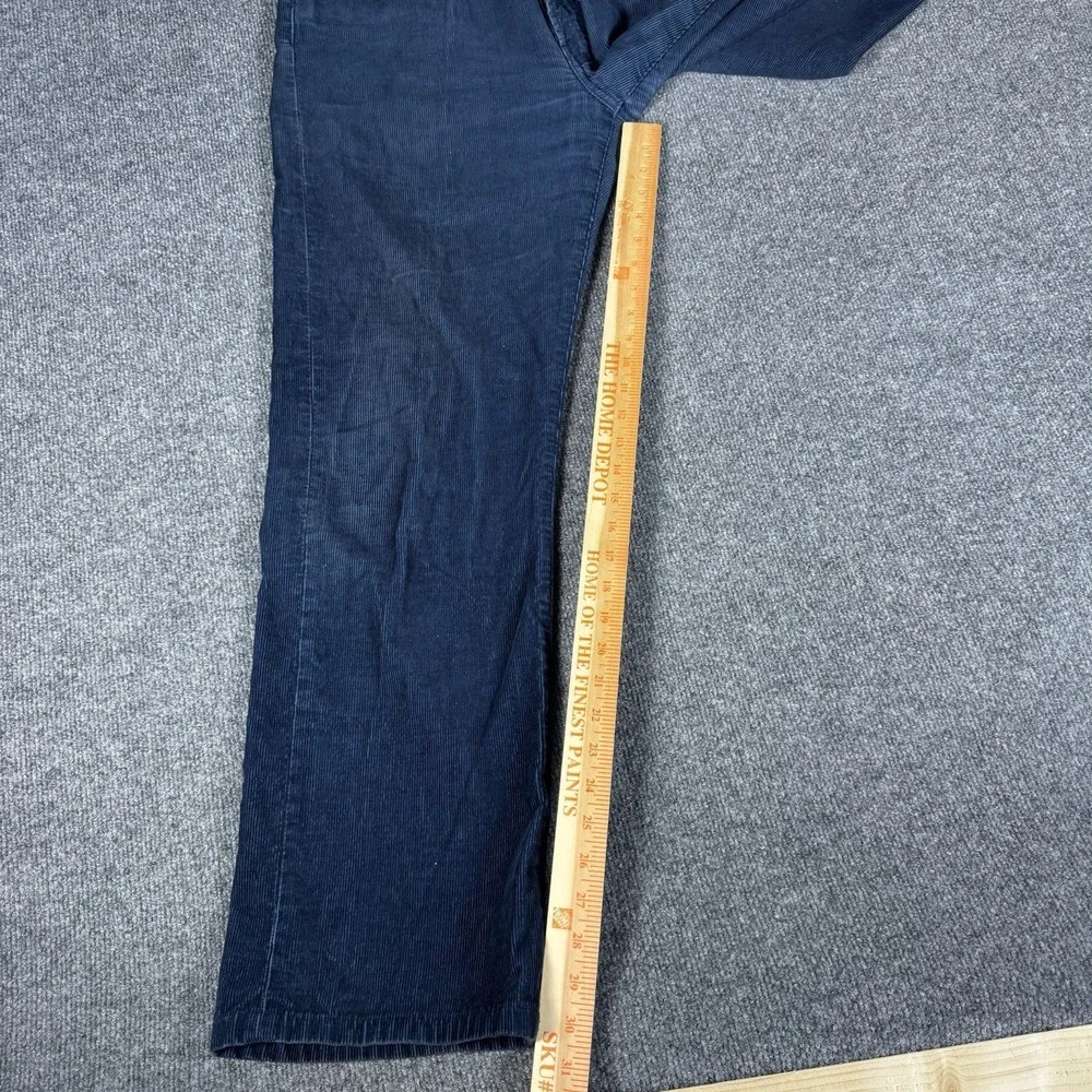Vintage Replay Corduroy Pants Men's 34x34 Blue Made in Italy Button Fly